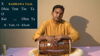 Learn how to Play Dholak Easily Lesson-9 Kahrawa Taal 8 Beats :Dhin  Tete  Tin  Ta  Kat ... Dhin  Ta