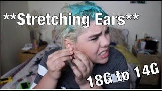 Stretching Ears From 18G to 14G