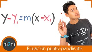 Ecuación punto - pendiente de la recta