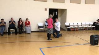 Surprise Marriage Proposal At Prep Basketball Game