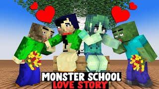 MONSTER SCHOOL LOVE STORY WITH BALDI - SAD AND LOVE STORY