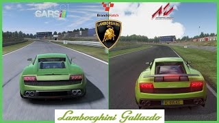 ★ Assetto Corsa VS Project CARS - Lamborghini Gallardo(MOD) at Brands Hatch