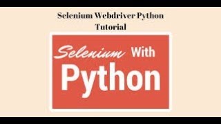 Selenium WebDriver, Robot Framework, Python Programming -1