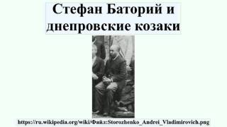 Стефан Баторий и днепровские козаки