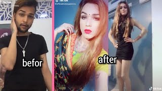 simmu ne kiya monti roya ko fail || india crossdresser tik tok mast