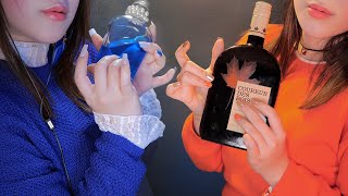 ASMR Which girl is your type - (Fast vs Slow Tapping Girl)