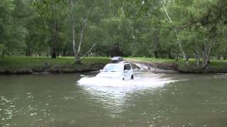 Преодоление брода на Land Cruiser Prado