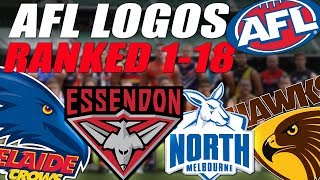 AFL Logos Ranked 1-18