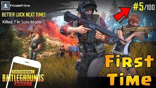 FIRST TIME Playing PUBG MOBILE | English Version /Global Launch | Android gameplay