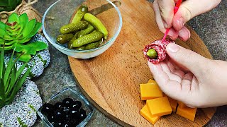5 праздничных закусок, на новый год: готовятся без лишних движений и на столе смотрятся оригинально