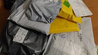 Распаковка 13 посылок с Aliexpress , стоимостью до 3$ включительно. Ноябрь 2017 г.