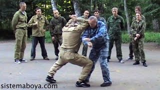 Защита от ударов. Архивные съемки. Пластунский рукопашный бой, система боя Леонид Полежаев.