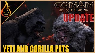 How To Get The Yeti And Gorilla Pets Update Video Conan Exiles 2019