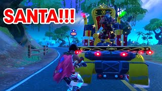 Meeting Santa in FORTNITE + 12 Kill VICTORY