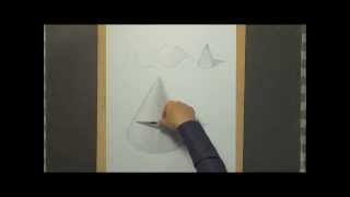 원뿔 그리기 Cone drawings