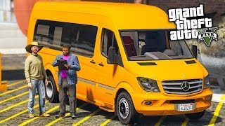 РЕАЛЬНАЯ ЖИЗНЬ ГОНЩИКА В GTA 5 ONLINE - ПЕРВАЯ РАБОТА! УСТРОИЛСЯ ВОДИТЕЛЕМ ФУРГОНА! ДЖЕРЕМИ ?