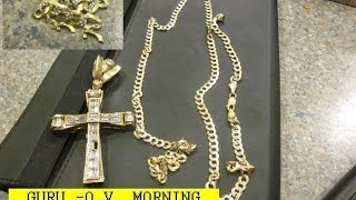 MAR 20TH - Gold Chain/Big Cross - rings - in the scoops - Nel Hunter Coil