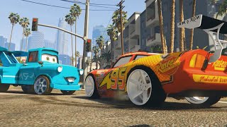 Lightning McQueen Vs Tokyo Mater / GTA 5 Cars Mods