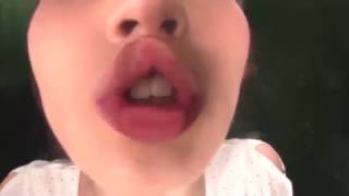 ASMR Cute Asian Girlfriend Kiss Glass for Tingles
