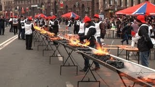 Ukraine aims to break record for biggest kebab