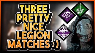 DBD LEGION, KILLER VIEWER BUILDS PART 6 v2.7.1, THREE PRETTY NICE LEGION MATCHES ?