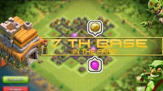 Clash of Clans | Фарм база тх-7 с 3-мя пво.