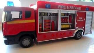 SCANIA FIRE & RESCUE Detailed die-cast model toy FIRE ENGINE