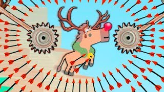 МЫ В СМЕРТЕЛЬНОЙ ЛОВУШКЕ! НЕВОЗМОЖНЫЙ УРОВЕНЬ ОТ ПОДПИСЧИКА С ПИЛАМИ В ULTIMATE CHICKEN HORSE