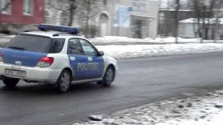 Estonian police, lightbar "Elektra"