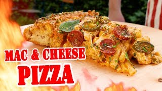 XXL Mac & Cheese PIZZA - BBQ Grill Rezept Video - Die Grillshow 296