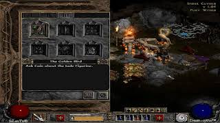 Diablo 2 - Summoning, Hurricane Druid Quest 1 Act 3 find Jade Figurine, Golden Bird
