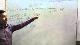 Exercise 1.5 (Q2-Q3) Solution for Class 9th Understanding ICSE Mathematics by ML Aggarwal