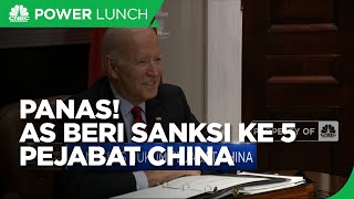 Panas! AS Beri Sanksi ke 5 Pejabat China