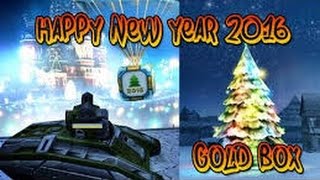 Tanki Online : Christmas Gold Box 2016 & "Happy New Year Map"