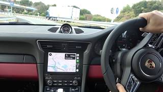 Apple CarPlay  map review 2018 Porshe 911 (991.2) Carrera GTS