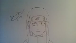 How to draw Neji