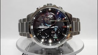 Casio Edifice EQB-600D-1A Smart Bluetooth Solar watch video 2018