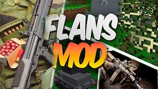 Обзор модов #7 [Flans mod] часть1 пистолеты, дробовики.
