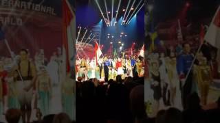 Открытие циркового фестиваля в Монте-Карло. Выступление ижевчанок