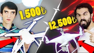 1.500TL vs 12.500TL DRONE SAVAŞI I w/ Mendebur Lemur - (5.000TL ÇEKİLİŞ)