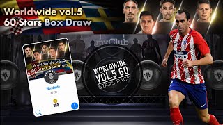 How To Get Black Ball In Worldwide Vol.5 60 Stars Pack || Pes 2018