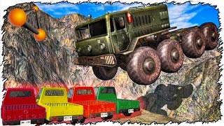ЭКСТРЕМАЛЬНЫЕ АВАРИИ ! УПАЛИ НА МАШИНЫ - BEAMNG DRIVE