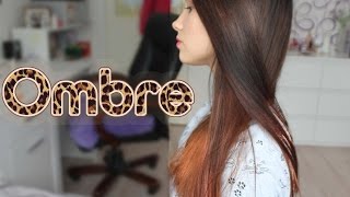 Омбре на тёмных волосах дома. OMBRE on dark hair| Lina Deringer