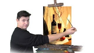 Как нарисовать НАТЮРМОРТ С ФРУКТАМИ ► Картина маслом