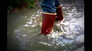 MSV. Pass through puddles & mud to tunnel under railways in my LaCrosse ZXT Guardsman rubber boots.