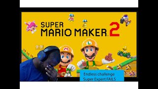 Super Mario Maker 2 endless hard mode fails