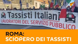 #Roma: sciopero dei #tassisti contro le multinazionali