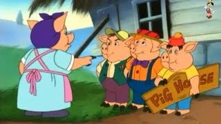 Three Little Pigs. Три поросёнка. 1 серия. Мультфильм