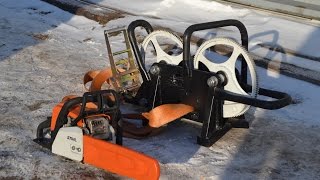 Кедротряс - "Барс-1" Установка пилы