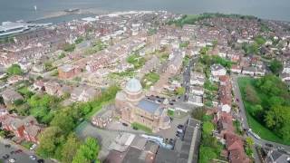 The dips,new Brighton water tower,st Peter & Paul's,the cliff